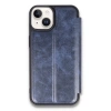 Hubrendy Bez Apple iPhone 14 Kılıf Flip Cover - Lacivert