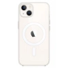 Hubrendy Bez Apple iPhone 14 Kılıf Magneticsafe Şeffaf Silikon - Şeffaf