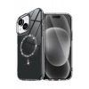 Hubrendy Bez Apple iPhone 14 Live Diamond Magsafe Kapak - Siyah