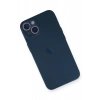 Hubrendy Bez Apple iPhone 14 Plus Kılıf PP Ultra İnce Kapak - Mavi