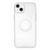 Hubrendy Bez Apple iPhone 14 Plus Kılıf Santa Lens Silikon - Şeffaf