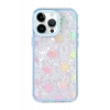 Hubrendy Bez Apple iPhone 14 Pro Max Lumi Desenli Kapak - Mavi