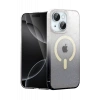 Hubrendy Bez Apple iPhone 14 Pummel Shiny Magsafe Kapak - Siyah