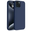 Hubrendy Bez Apple iPhone 15 Kılıf First Silikon - Lacivert