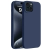 Hubrendy Bez Apple iPhone 15 Kılıf First Silikon - Lacivert