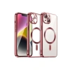 Hubrendy Bez Apple iPhone 15 Kılıf Kross Magneticsafe Kapak - Kırmızı