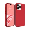 Hubrendy Bez Apple iPhone 15 Pro Kılıf First Silikon - Kırmızı