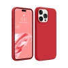 Hubrendy Bez Apple iPhone 15 Pro Kılıf First Silikon - Kırmızı