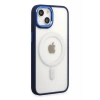Hubrendy Bez Apple iPhone 15 Pro Kılıf Room Magneticsafe Silikon - Lacivert