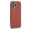 Hubrendy Bez Apple iPhone 15 Pro Kılıf Volet Silikon - Kırmızı