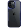 Hubrendy Bez Apple iPhone 15 Pro Max Kılıf Boyi Silikon Kapak - Lacivert