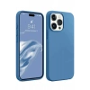 Hubrendy Bez Apple iPhone 15 Pro Max Kılıf First Silikon - Mavi