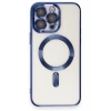 Hubrendy Bez Apple iPhone 15 Pro Max Kılıf Kross Magneticsafe Kapak - Lacivert