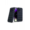 Hubrendy Bez Apple iPhone 15 Pro Max Kılıf Optimum Silikon - Lacivert