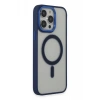 Hubrendy Bez Apple iPhone 15 Pro Max Kılıf Room Magneticsafe Silikon - Lacivert