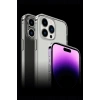 Hubrendy Bez Apple iPhone 15 Pro Max Kılıf Tron Şeffaf Magsafe Kapak - Şeffaf