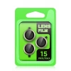 Hubrendy Bez Apple iPhone 15 Pro Raze Metal Kamera Lens - Lacivert