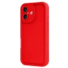 Hubrendy Bez Apple iPhone 16 Kılıf Viera Silikon - Kırmızı