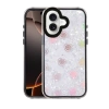 Hubrendy Bez Apple iPhone 16 Lumi Desenli Kapak - Siyah