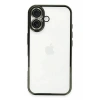 Hubrendy Bez Apple iPhone 16 Plus Kılıf Lensli Silikon - Yeşil