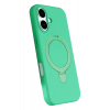 Hubrendy Bez Apple iPhone 16 Plus Regal Magsafe Standlı Kapak - Yeşil