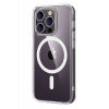 Hubrendy Bez Apple iPhone 16 Pro Max Combo Sert Şeffaf Magsafe Kapak - Şeffaf