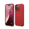 Hubrendy Bez Apple iPhone 16 Pro Max Kılıf First Silikon - Kırmızı