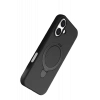 Hubrendy Bez Apple iPhone 16 Regal Magsafe Standlı Kapak - Siyah