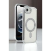 Hubrendy Bez Apple iPhone 16E Joke Simli Magneticsafe Kılıf - Mavi