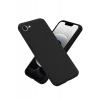 Hubrendy Bez Apple iPhone 16E Kılıf First Silikon - Siyah