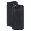 Hubrendy Bez Apple iPhone 16E Kılıf Flip Cover - Siyah