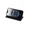 Hubrendy Bez Apple iPhone 16E Kılıf Flip Cover - Siyah