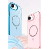 Hubrendy Bez Apple iPhone 16E Live Diamond Magsafe Kapak - Siyah