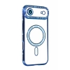 Hubrendy Bez Apple iPhone 17 Air Joke Simli Magneticsafe Kılıf - Mavi