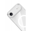 Hubrendy Bez Apple iPhone 17 Air Kılıf Pc Real Magsafe Kapak - Şeffaf