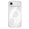 Hubrendy Bez Apple iPhone 17 Air Kılıf Pc Real Magsafe Kapak - Şeffaf