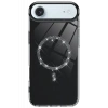 Hubrendy Bez Apple iPhone 17 Air Live Diamond Magsafe Kapak - Siyah