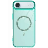 Hubrendy Bez Apple iPhone 17 Air Live Diamond Magsafe Kapak - Yeşil