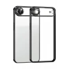 Hubrendy Bez Apple iPhone 17 Air Lensli Silikon - Siyah