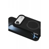 Hubrendy Bez Apple iPhone 17 Air Regal Magsafe Standlı Kapak - Siyah