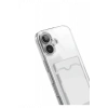 Hubrendy Bez Apple iPhone 17 Kart Şeffaf Silikon - Şeffaf