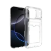 Hubrendy Bez Apple iPhone 17 Pro Kart Şeffaf Silikon - Şeffaf
