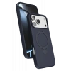 Hubrendy Bez Apple iPhone 17 Pro Regal Magsafe Standlı Kapak - Lacivert