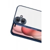 Hubrendy Bez Apple iPhone 17 Lensli Silikon - Lacivert