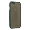 Hubrendy Bez Apple iPhone 6 Kılıf Montreal Silikon Kapak - Yeşil