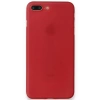 Hubrendy Bez Apple iPhone 8 Plus Kılıf PP Ultra İnce Kapak - Kırmızı