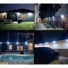 Hubrendy Kargo 100 Led Dış Mekan Solar Aydınlatma Fotoselli Solar Lamba Hareket Sensörlü
