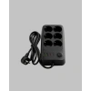 Hubrendy Kargo 2500w Güçlü 6’lı Priz Usb Ve Type-c Çıkışlı Termal Korumalı