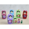 Hubrendy Kargo 4lü Ahşap Matruşka Alk3814