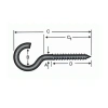 Hubrendy Kargo Açık Piton, Kanca, Çengel 20x80 - 144 Adet